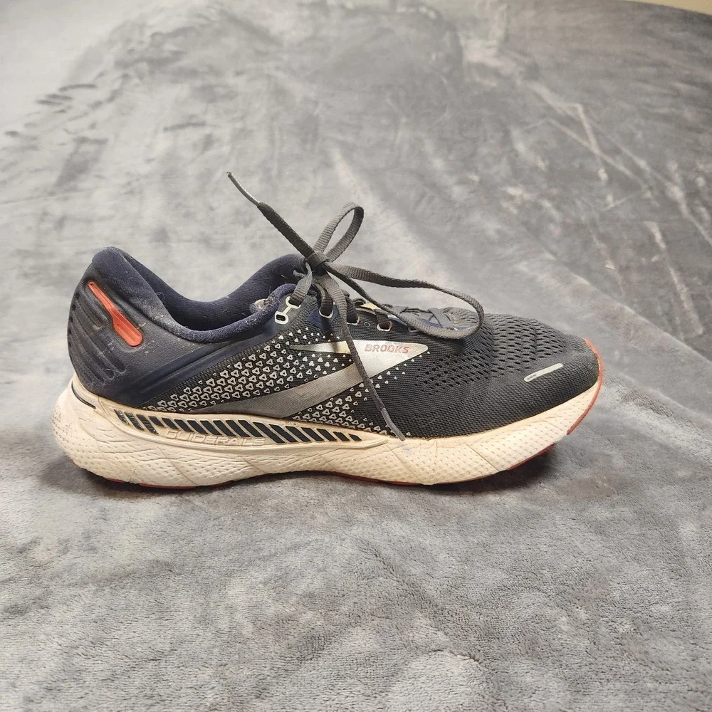 Brooks Shoes Mens 9.5 Wide 2E Black Adrenaline GTS 22 Running Sneaker